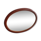 Oval art-deco mirror