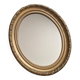 Vintage oval gold mirror