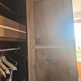 Walnut wardrobe, late 19th century