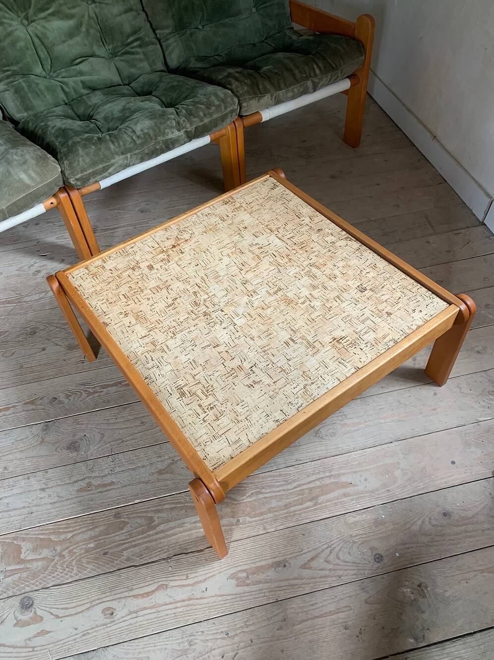 Canapé banquette modulable 3 places vintage