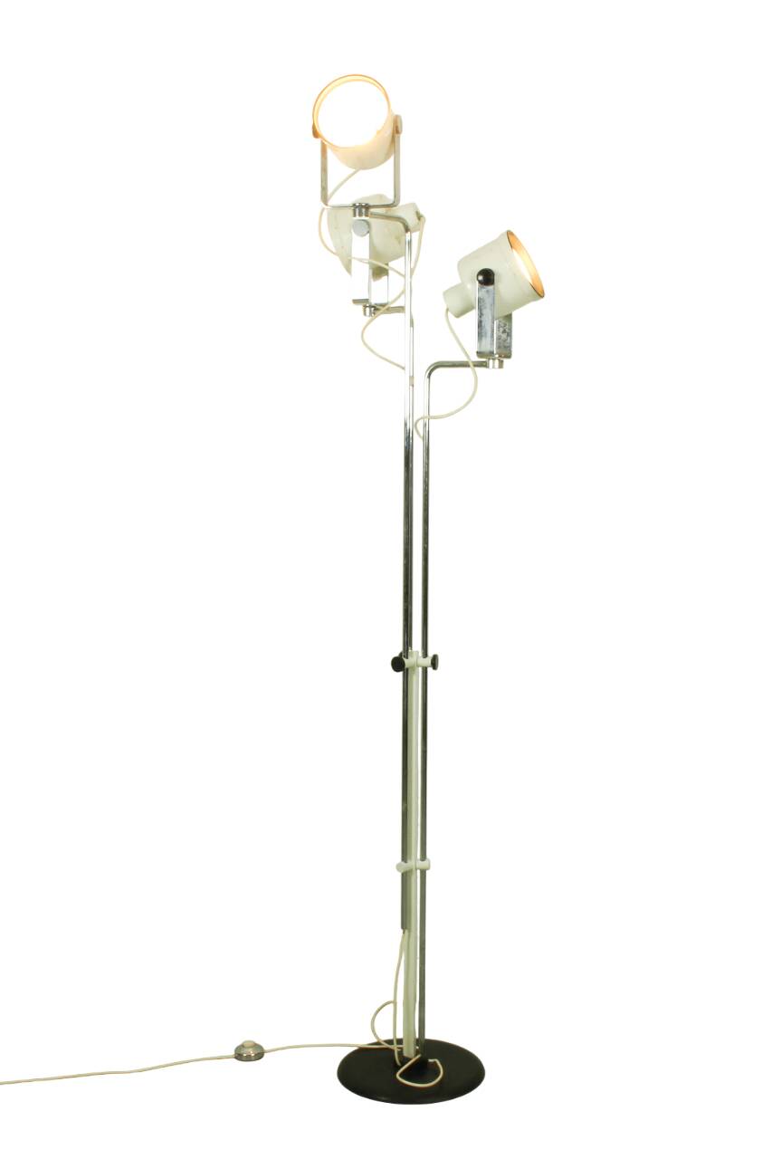 Rare Adjustable Floor Lamp by Brusasco & Torretta for Luci, Italy, 1970s