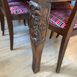 Dining table and 6 Art Deco chairs