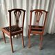 Chaise assise tissu