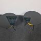 Pair of vintage glass topped side tables
