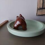 Vide poche ours en céramique art déco , Sarskilda Villkor , Suède