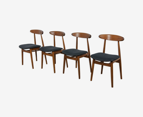 Chaises de salle à manger modèle 5912 de Zamojska Fabryka Mebli, années 1960, lot de 4