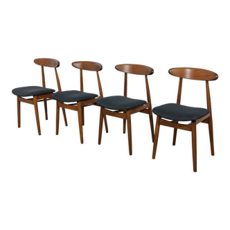Chaises de salle à manger modèle 5912 de Zamojska Fabryka Mebli, années 1960, lot de 4