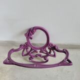 Bathroom set enamelled cast iron mirror door set