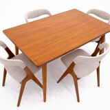 Dining set, Denmark, 1960s. After renovation.