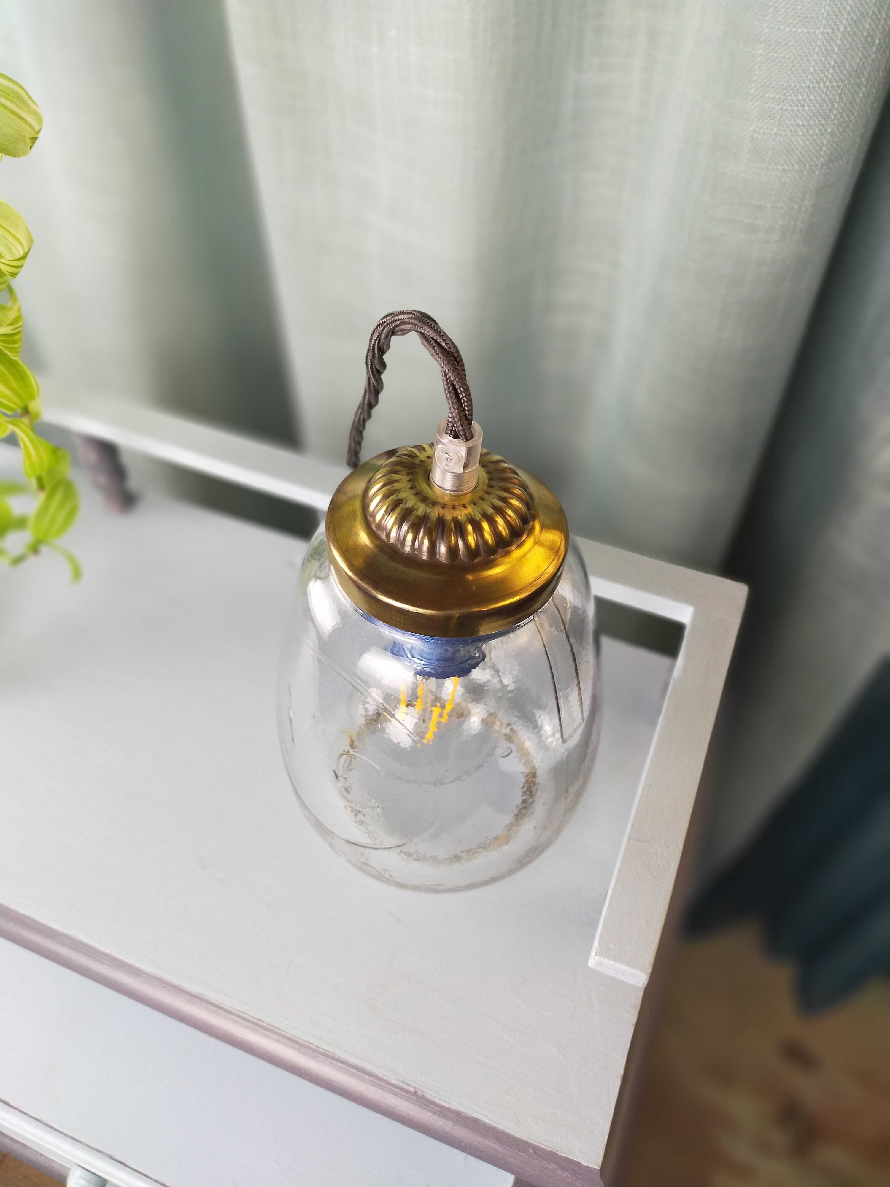 Transparent glass lamp type walkman
