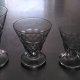 Service of 32 art deco glasses