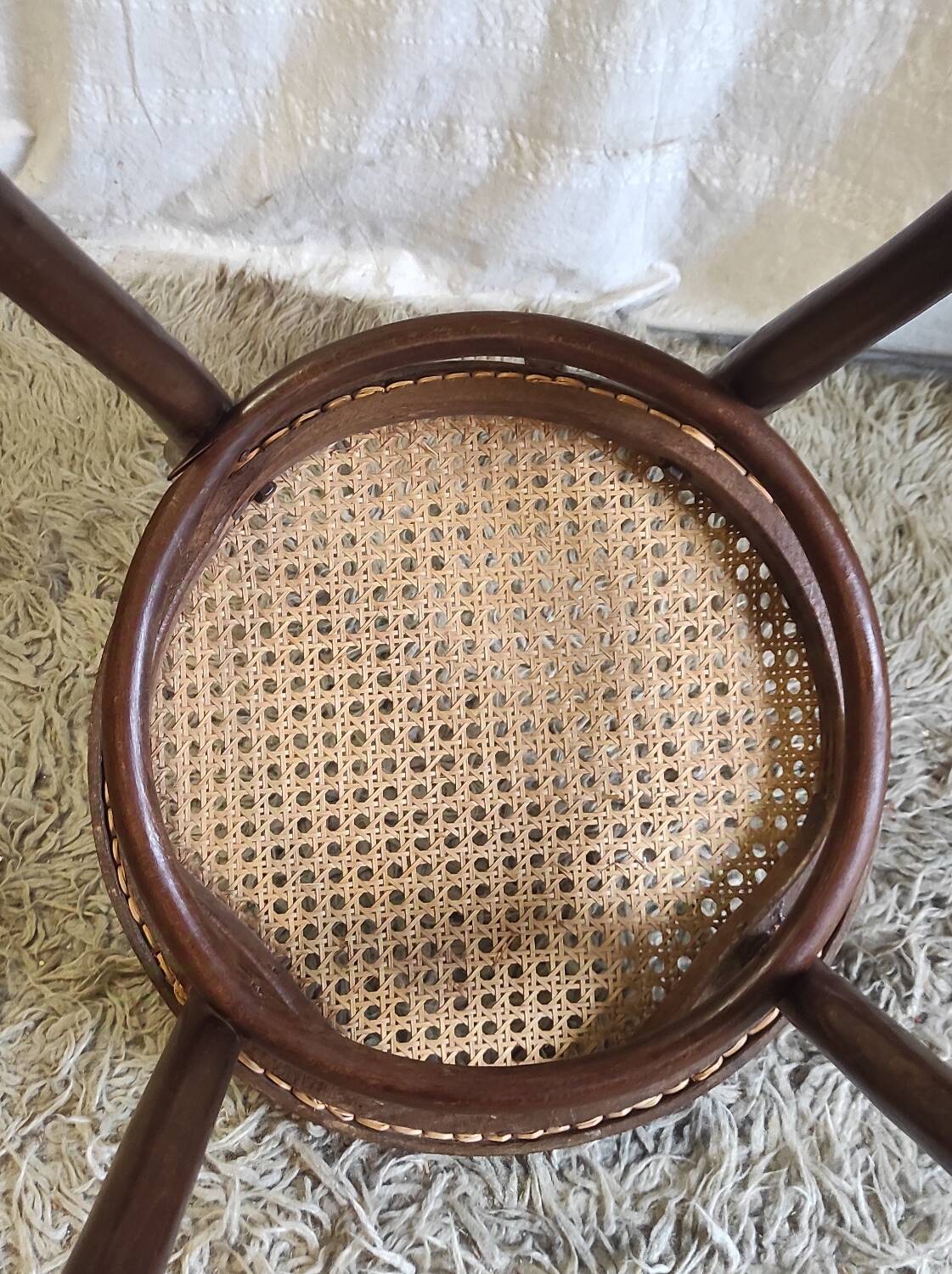 Bentwood and cane chair - mid 20th century