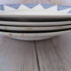 4 plates made of Saint Amand earthenware