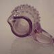 Italian pink bubble glass decanter with stopper, 1960s