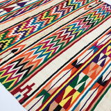 XXL Vintage Handmade Algerian Berber Ethnic Bohemian Antique Carpet - Area Rug 399x217