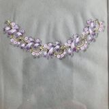 Art Deco Gouache 1930 – Framed Floral Necklace Prototype 23×28 cm