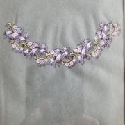 Art Deco Gouache 1930 – Framed Floral Necklace Prototype 23×28 cm
