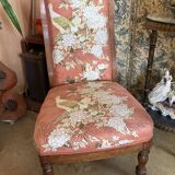 Chair with high backrest with japanese fabric