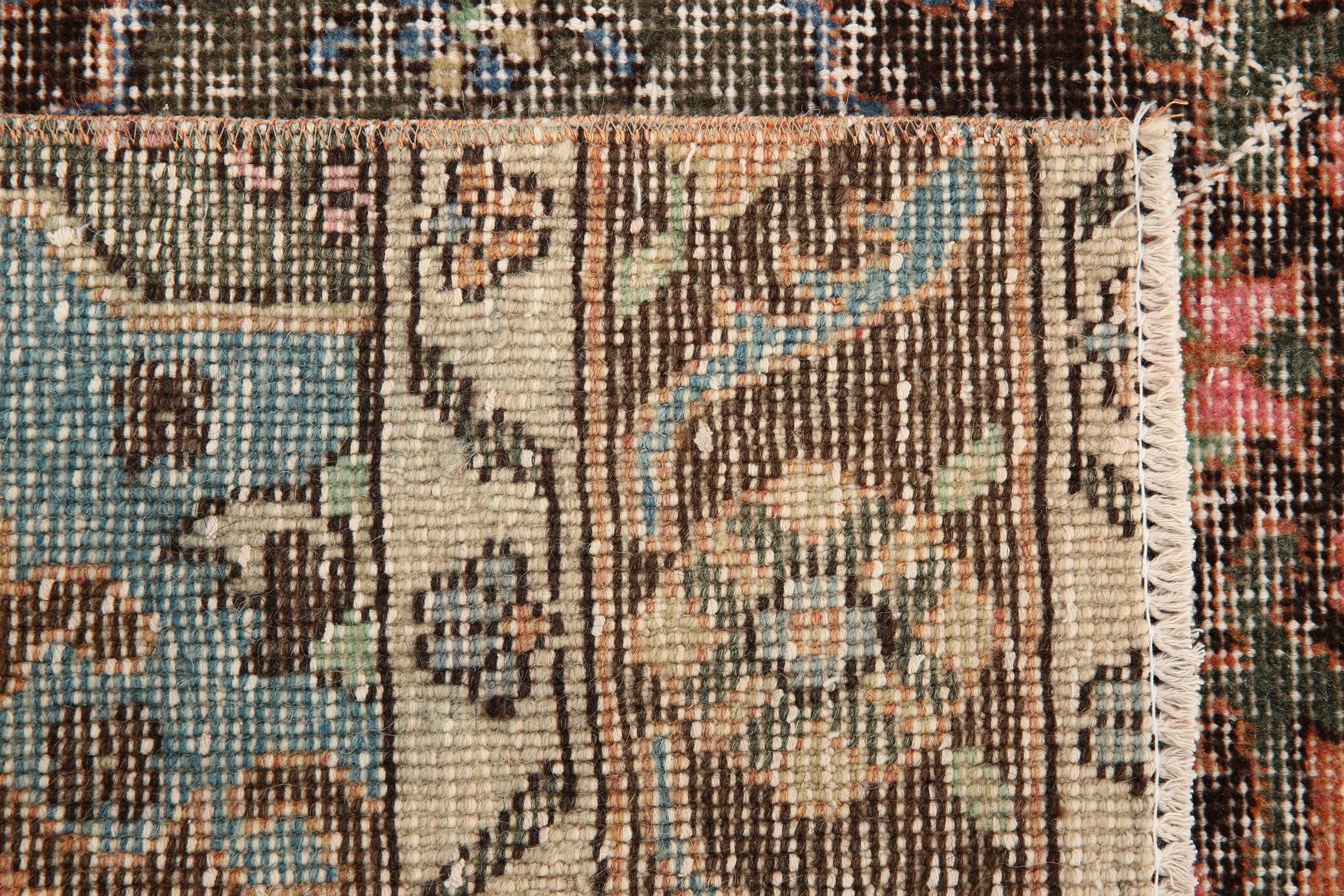 3x12 Oriental Orange Persian Runner Rug, 89x384Cm