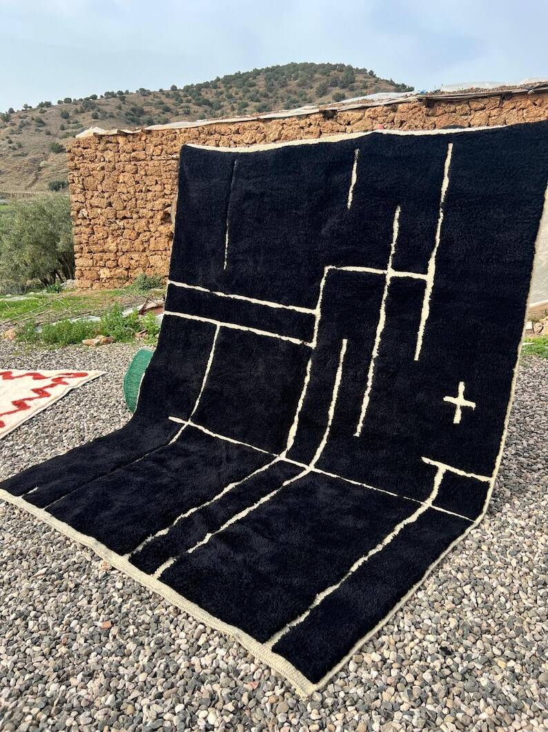 Tapis berbère marocain au charme naturel 250cmx200cm