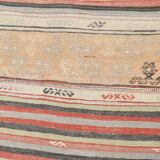 5x9 Soft Pastel Red Vintage Kilim Rug 150x290Cm SK 32959