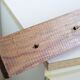 Wall coat rack in wood and metal