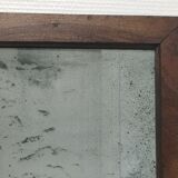 Solid wood mirror and patinated ice early twentieth century
