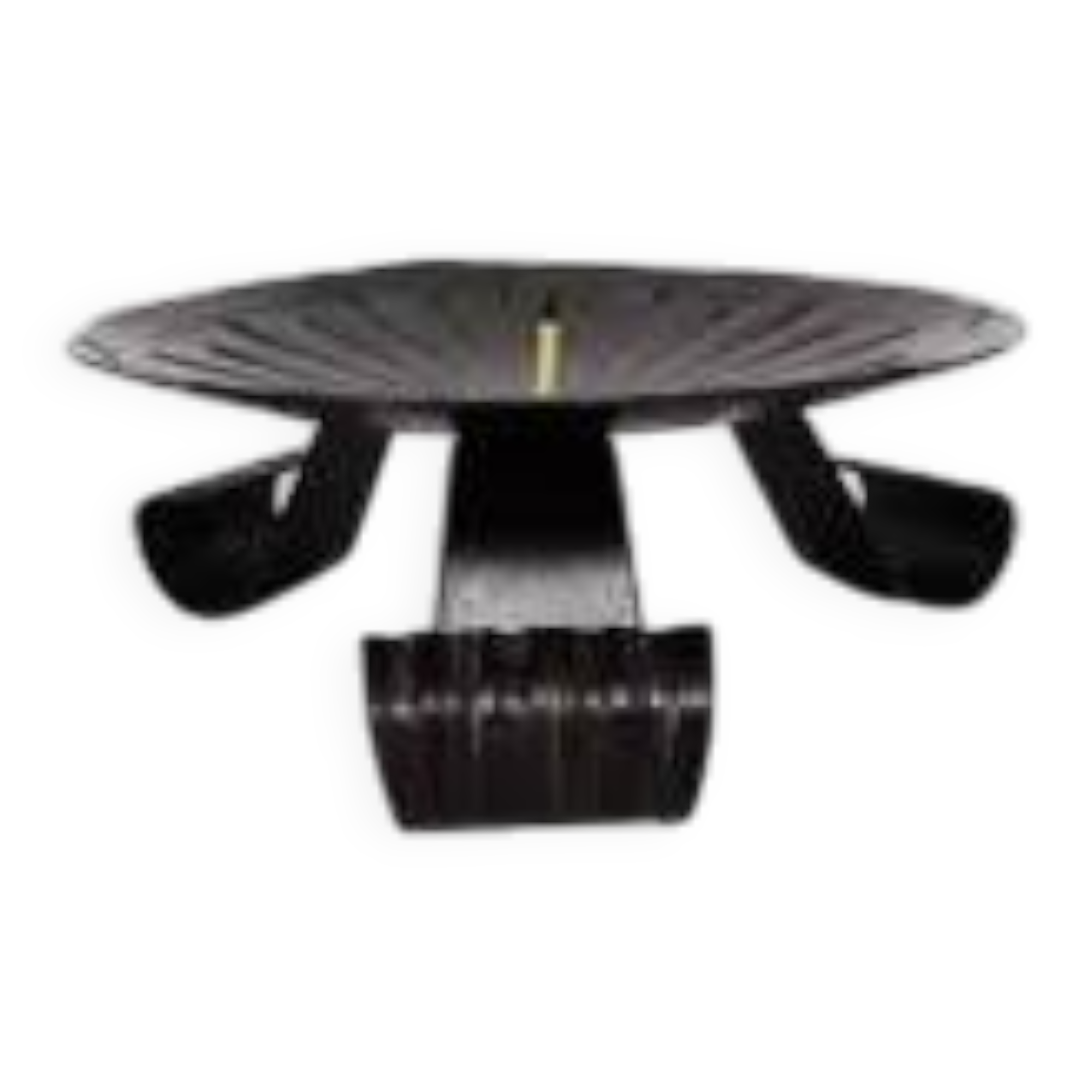 Wrought iron table candlestick