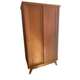 Scandinavian wardrobe with compass legs