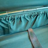 Leather suitcase