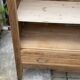 Art Deco bonnetière wardrobe from Paris in raw and solid oak.