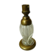 Lamp foot molded glass and brass