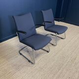 Pair of 2 Cantilever armchairs by Toon de Wit