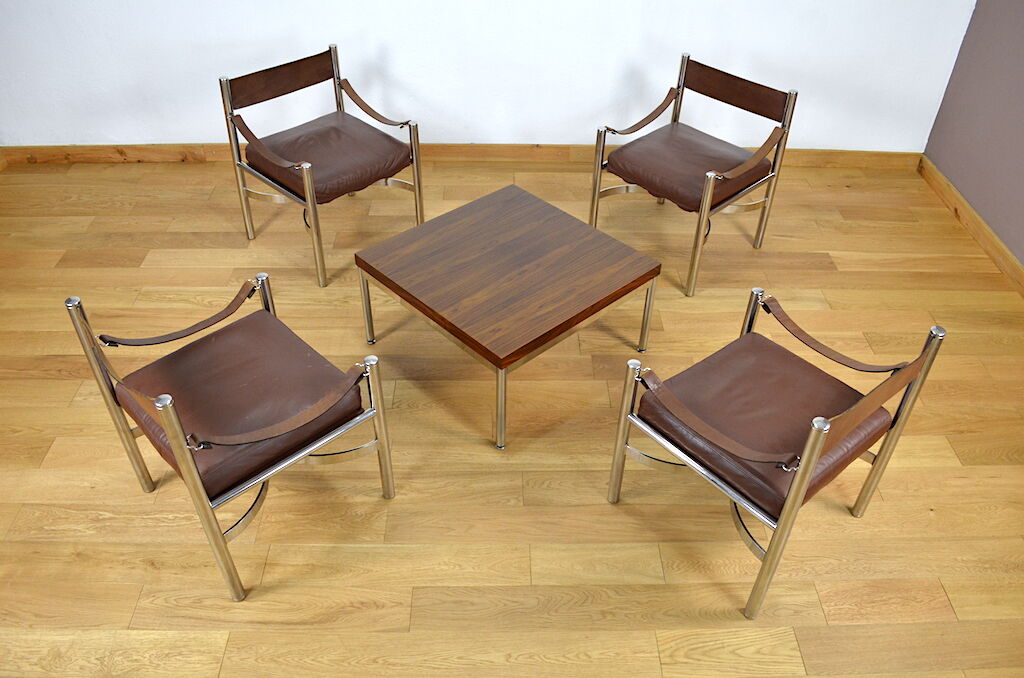 Pair of Vintage Armchairs Edition Dada Industrial Design, Italy 1970