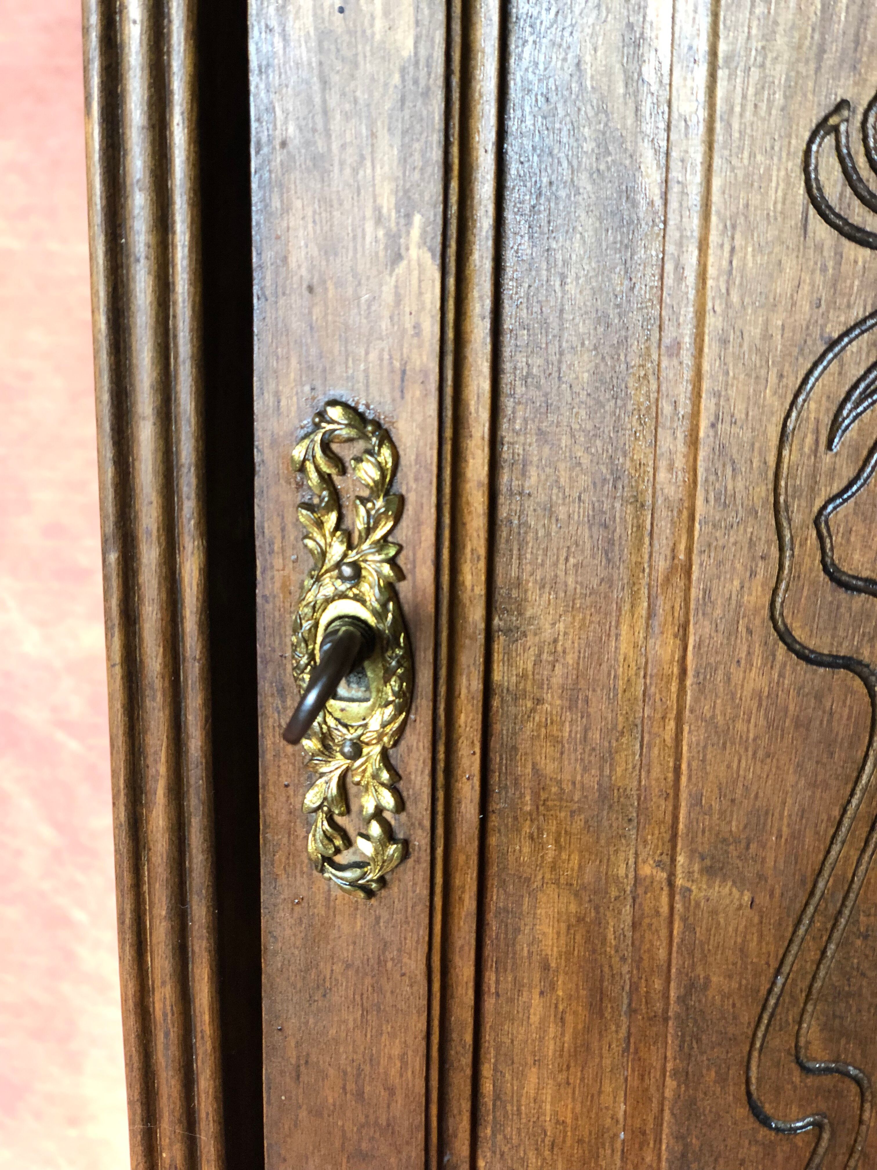 Art nouveau wardrobe