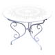 Table basse de jardin en fer forgé desserte enfant
