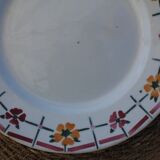 Set of 3 flat plates Céranord St Amand