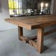 Antique solid oak farmhouse table +200 years - Kingstone 375 by 100 cm