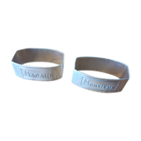 Silver towel round Mr Madame Art Deco