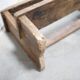 Workshop step, antique wooden stool