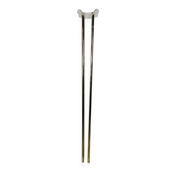 Coat rack with 4 hooks in gold metal and altuglass