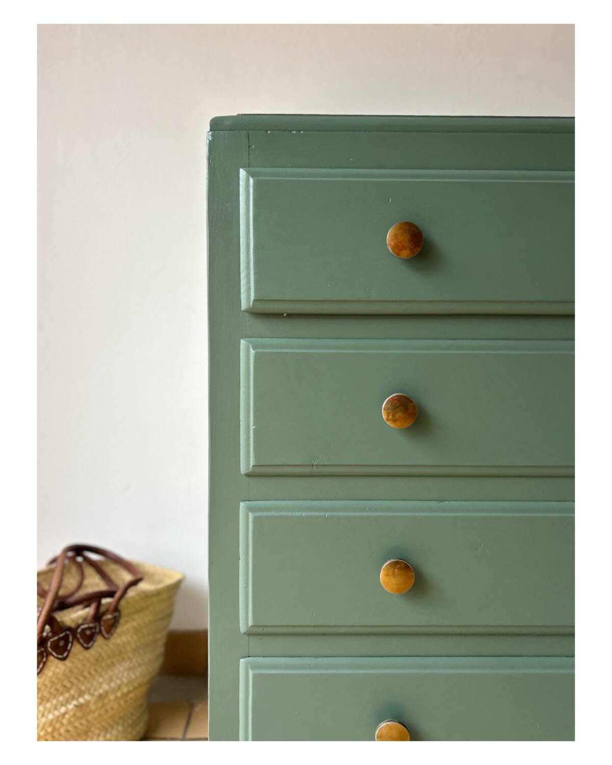 Renovated vintage chest of drawers