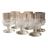 Set of 6 Vintage Royal Leerdam wine glasses