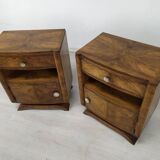 Pair of art deco bedside tables