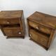 Pair of art deco bedside tables