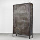 Vintage Industrial Metal Factory Cabinet, 1950s