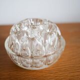 Pique fleurs en verre