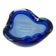 Grand cendrier "Azur" en verre Murano, Italie 1960s