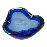 Large "Azur" ashtray in Murano glass, Italy 1960s