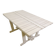 Mid-Century folding garden table wood by Triconfort Riviera model, 1970s